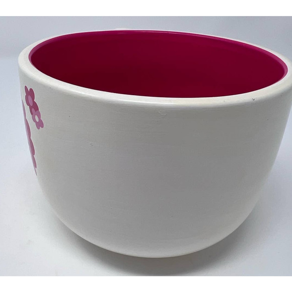Sanrio Hello Kitty Oversized Mug/Soup Bowl 3‎ 3/4" x 5" x 3 3/4" Deep Pink - Picture 3 of 7